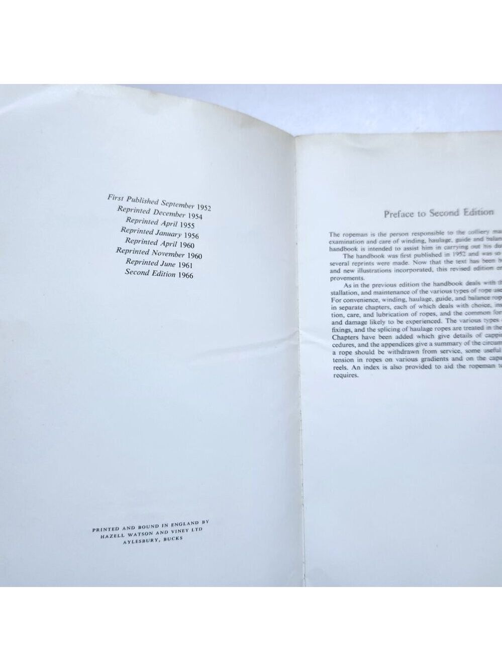 National Coal Board - Ropeman's Handbook 1966 Types of Rope Used for Mining Work - Picture 8 of 14